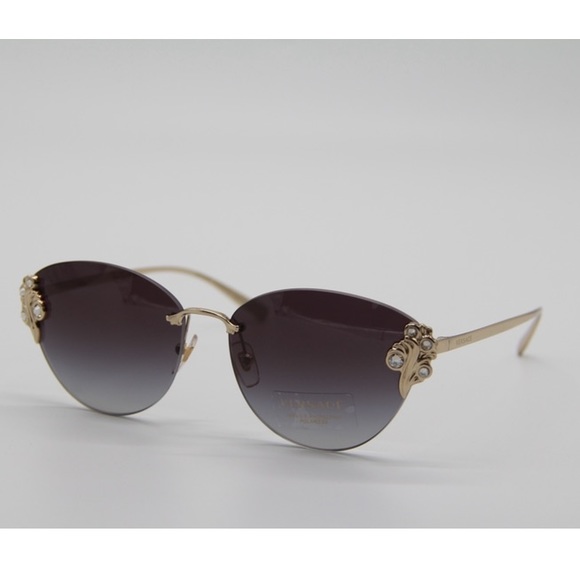 NEW VE2196 1252/8G SUNGLASSES VERSACE MOD 2196-B EYEWEAR VERSACE VE2196B - Picture 5 of 9